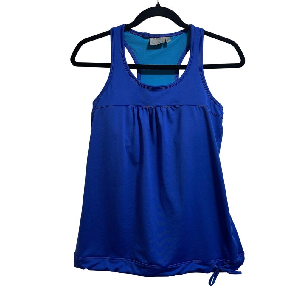 Athleta Tinker Tank Blue Women's Athleisure Racerback Top Sz XS